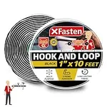 Hook and Loop Tape, Black, 1 inch x