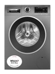 Bosch WGG244ZCGB Series 6, Free-Standing Washing Machine Front Loader, A Rated, 9 kg, 1400 rpm, Iron Assist, Speed Programme, Graphite