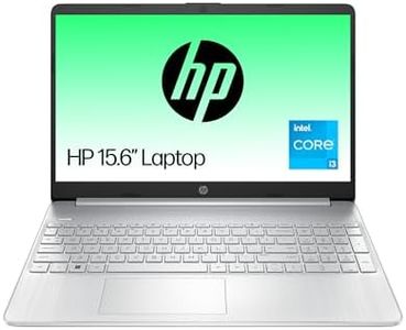 HP 15.6" Laptop | Intel core i3-1215U Processor | 4 GB RAM | 128 GB SSD | Intel UHD Graphics | FHD Display | Up to 7hrs battery | Win 11 | Dual Speakers | Natural Silver | 15s-fq5020sa