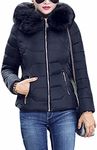 YMING Ladies Winter Parka with Fur 