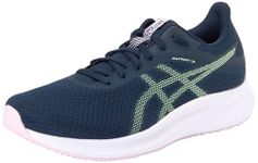 ASICS Women's Patriot 13 Sneaker, French Blue/Illuminate Yellow, 6.5 UK