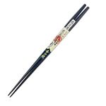 Premium heptagonal wooden chopsticks 23.5cm Daikokuya Edokibashi beautiful japanese wooden chopsticks made in japan high quality (Macassar Ebony)