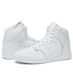 AND1 Slam Men’s Basketball Shoes, Mid Top Casual Court Sneakers for Men, Sizes 7 to 15, White, 9 UK