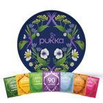 Pukka Herbs | Workday Wellness Herbal Tea| Organic | Eco-Friendly Gift | 6 Flavours | 90 Sachets