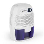 Senelux Powerful 500ML Mini Portable Best Quiet Air Dehumidifier Small Dehumidifier Efficient and Stable, Home Damp, Portable Moisture Absorber for Small Rooms,Bathroom,Basement,Home,Bedroom