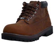 Skechers Men's Sergeants Verdict. Waterproof Chelsea Boots, Dark Brown Crazyhorse Leather, 9 UK (43 EU)