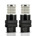 AUXLIGHT Upgraded 3157 3156 3057 4157 LED Bulbs Red, Ultra Bright 57-SMD Replacement for Brake/Tail Stop lights, Back Up/Reverse Lights, Turn Signal Blinker Lights (Pack of 2)