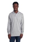 Jerzees - SpotShield 5.6-Ounce Jersey Knit Sport Shirt. - Ash - L