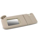 Beige OE Style Interior Left Driver Sun Visor Sunshade Replacement for Toyota Venza 09-16