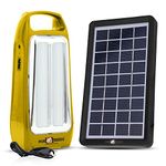 Pick Ur Needs® Rechargeable 2 Tube LED Lantern Lamp Home Emergency Light with Energy Saving Solar Panel