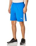 PUMA Men's LIGA Shorts, Electric Blue Lemonade/White, S