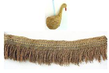 Natural Paddy Toran with Vetiver Peacock Hanging Combo,3.5 Feet Door Torana with 28 Inches Peacock Hanging…