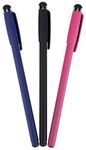 Targus Combination Stylus and Ink Pen for iPad, Tablets and Other Touch Screen Devices, 3 Pack (AMM0601TBUS)