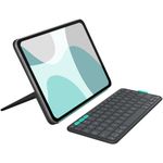Logitech Flip Folio Keyboard Case for iPad Pro 11-inch (M4 & M5) & iPad Air 11-inch (M2 & M3)(5th Gen - 2024), Graphite