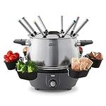 Dash Deluxe Stainless Steel Fondue 