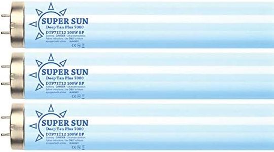 Super Sun Deep Tan Plus 7000 F71T12 100W Bipin Tanning Lamps (26)