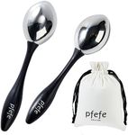 Pfefe Ice Globes for Face & Eyes, Unbreakable Stainless Steel Cryo Sticks for Beauty Routines, Facials Cold Roller Cooling Globes for Puffiness, Wrinkles, Dark Circles, Headaches