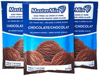 MasterMix Chocolate No Added Sugar Ice Cream Mix, 117 g, Pack of 3