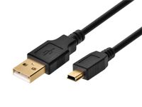 Canon EOS 80D Digital Camera USB Cable 3' USB 2.0 A To Mini B - (5 Pin) - Replacement by General Brand