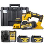 DeWalt DCP580N 18V Brushless Planer with 2 x 4.0Ah Batteries & Charger in TSTAK DWST171195 Case