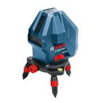 Bosch Professional GLL 3-15X Line Laser, IP54 15m Self Levelling (Accuracy: ± 0.2 mm/m, Blue)