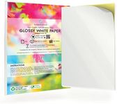 50 Sheets Glossy White Printable St