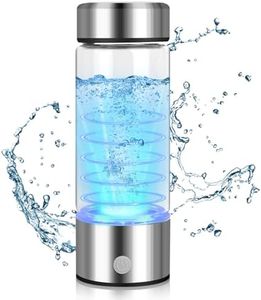 HIULLEN Bouteille à Eau Hydrogène, 420ML Générateur D'hydrogène, ioniseur Portable Reiches, USB Bouteille d'eau Sans Fil, générateur d'eau à eau Pem Technologie pour les voyages à domicile