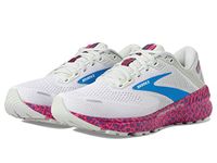 Brooks Women's Adrenaline GTS 22 Supportive Running Shoe, White/Oyster/Brilliant, 7.5