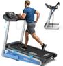 WELLFIT Treadmill with 15% Auto Incline,400LBS Capacity,Foldable Treadmills with Adjustable Handlebar,Heart Rate Sensor,LED Display,App Control,4.0HP Heavy Duty Treadmill for Home,Seniors,Adults,Teens