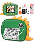 Kids Instant Camera for 3-12 Years Old Kids Toddlers Childrens Boys Girls Christmas Birthday Gifts 2.0 Inch Screen 12MP / 1080P HD Video Camera Baby Instant Print Digital Camera