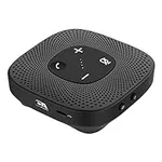 CA Essential Speakerphone SP-2000 - USB and Bluetooth Speakerphone, Clear Sound, 360 Degree Noise Cancelling Microphone with 3m Range, 66 Ft BT Wireless Range, by Cyber Acoustics