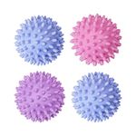 Bienstylife Reusable Laundry Dryer Balls - Eco Friendly Fabric Softener Alternatives Soften and Fluff Laundry Wrinkle Release(Set of 4 Random Color)