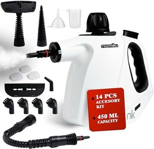 NARMIKU Steam Cleaner Handheld, 450ml Capacity Portable High Pressure Steamer for cleaning with 14 Piece Accessory Kit. Multi-Purpose Steam Cleaner for Home, Kitchen, Sofa, Floor, Window, Carpet Stain