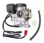 laffoonparts GY6 50cc Carburetor Carb Compatible with 4 Stroke GY6 49cc 50cc 139QMB Chinese Scooter Compatible with Taotao Kymco Scooter Jonway Baja