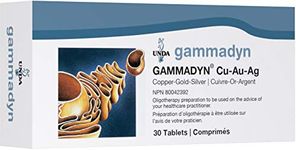 UNDA - GAMMADYN Cu-Au-Ag - Copper-Gold-Silver Oligo-Element Supplement - 30 Tablets