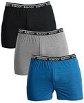 Breathable Boxer Shorts for Men 3 Pack Small to Big and Tall Boxers Underwear, Jack, 7XL big