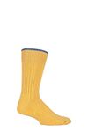 Mens & Ladies 1 Pair Glenmuir Cotton Cushioned Golf Socks Marigold 12-14 Mens