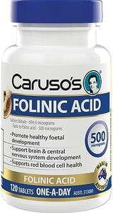 Caruso's Natural Health 500mcg Folinic Acid (B9) 120 Tablets