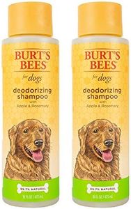 Burt's Bees for Pets Naturally Derived Deodorizing Dog Shampoo with Apple & Rosemary - Dog Shampoo For Odors - Cruelty Free, Formulated without Sulfates and Parabens, Made in USA, 16 Oz - 2 Pack