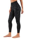 CRZ YOGA Women's Naked Feeling I High Waist Tight Yoga Pants Workout Leggings - 25 Inches Tie Dye Smoke Ink 10