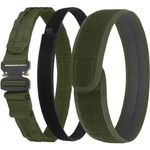 VISMIX Tactical Belt, Quick Release 1.75" MOLLE Battle Belt with Inner Belt and Anti-Slip Pad- Heavy Duty Battle Belts