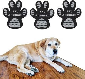 Aqumax Dog Anti Slip Paw Grips Traction Pads,Dog Feet Stickers with Stronger Adhesive,Paw Protection to Provide Traction for Slippery Floors,Essentials for Senior Dogs,12 Sets (48 pcs) XXL Black