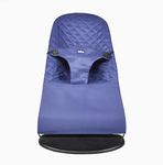 Cover Belltop compatible with Babyjörn bouncer: Balance, Soft & Bliss. Baby's seat for baby bouncer. Cover hammock: ergonomic fit. Hypoallergenic poly cotton. Fabric seat bouncer - Blue