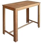Counter Height Wooden Bar Table for