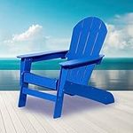 Adirondack Chair/Muskoka Chair, Plastic HDPE, Made in Canada (Blue)