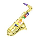 1pc Saxophone Model Kids Clarinet Kidult Toys Instruments for Kids Birthday Kids Trumpet Saxophone Toddler Toy Mini Instruments Kid Toy Models Electroplating Small Child Doll House