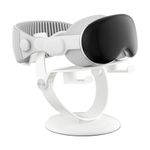 GEEKERA Stand Holder Compatible with Vision Pro/Quest 3/Quest 2/Pico 4/Pico 3/for PSVR 2 - Universal VR Headset Display Dock, Stable Bracket Storage Round Base, Mount Install Easy