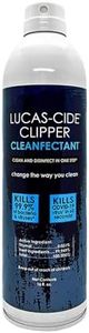 LUCAS-CIDE Clipper Cleaner Disinfectant and Lubricating Spray for Clippers and Blades - 16 Fl Oz