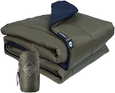 onewind Camping Blanket, Dupont Sorona Fillings, Warm, Puffy, Breathable, Windproof, Packable, Lightweight Camping Quilt for Outdoors, Hiking, Backpacking, Travel, Beach, OD Green