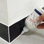 Crack Seal Agent with Brush Transparent Waterproof Roof Leakage Crack Seal Agent Roof Water Leakage Solution Water Proof Solution Transparent Solution Waterproofing for Pipe Wall Tiles (280 ml)